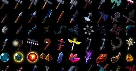 Fantasy Weapons Icons Set 1 2d 图标 Unity Asset Store