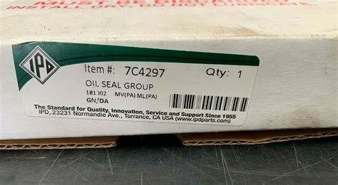 Ipd Oil Seal C For Caterpillar New Old Stock Ebay