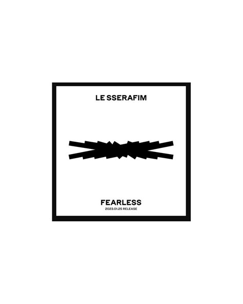 LE SSERAFIM JAPAN 1ST SINGLE FEARLESS STANDARD VER