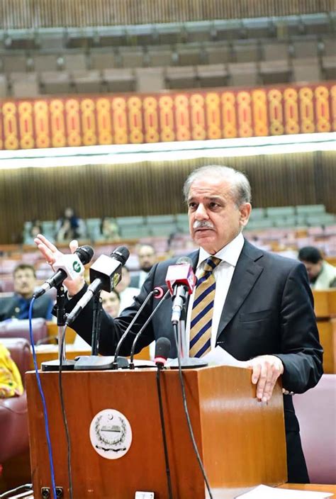 Prime Minister Muhammad Shehbaz Sharif Addresses A Session Of The