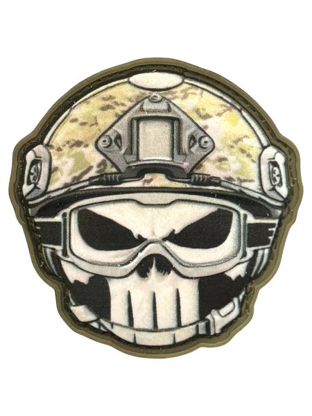 Tactical Skull Camo Pvc Morale Patch Tactical Outfitters