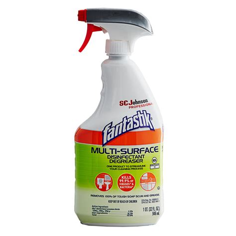 Sc Johnson Fantastik Oz Multi Surface Disinfectant Degreaser