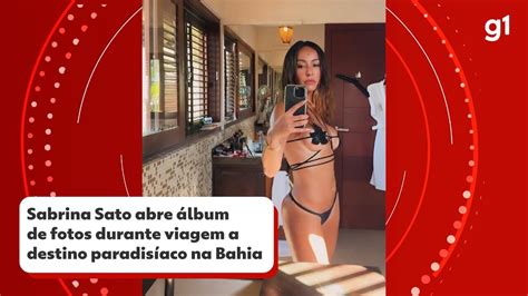 Vídeo Sabrina Sato abre álbum de fotos durante viagem a destino