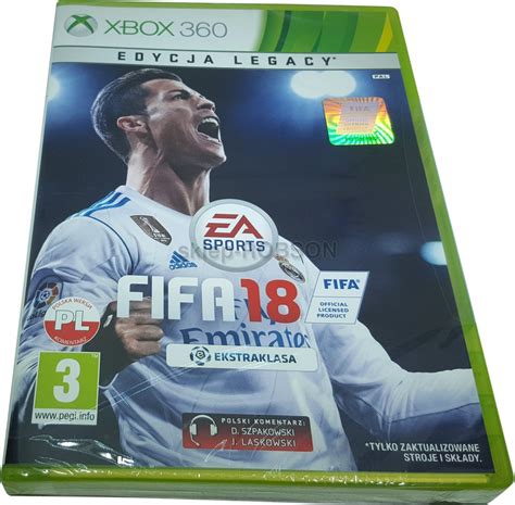 FIFA 18 2018 EDYCJA LEGACY XBOX 360 NOWA PO POLSKU 6974629404