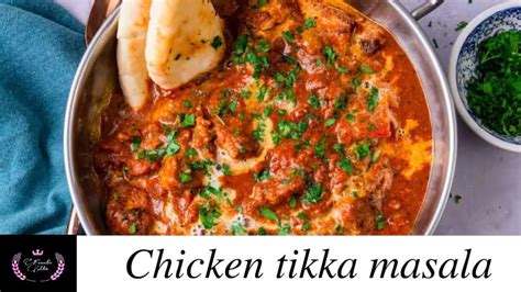 Chicken Tikka Masala Restaurant Style चिकन टिक्का मसाला By Foodie Mix Youtube