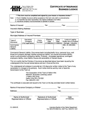 Fillable Online Haltonhills This Form Must Be Completed And Signed By