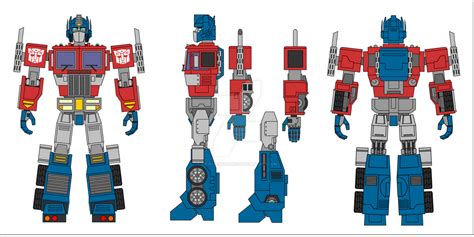 Optimus Prime G1 Ref Sheet By Infinitedynamics On Deviantart