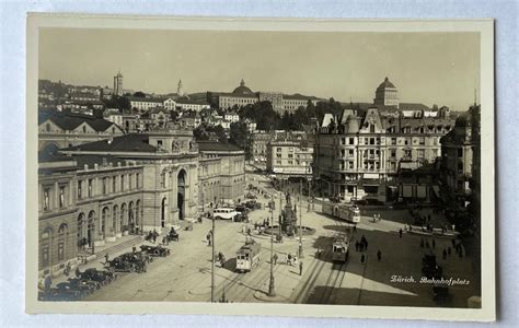 Strassenbahnen Tram auf dem Bahnhofplatz Zürich Kaufen auf Ricardo