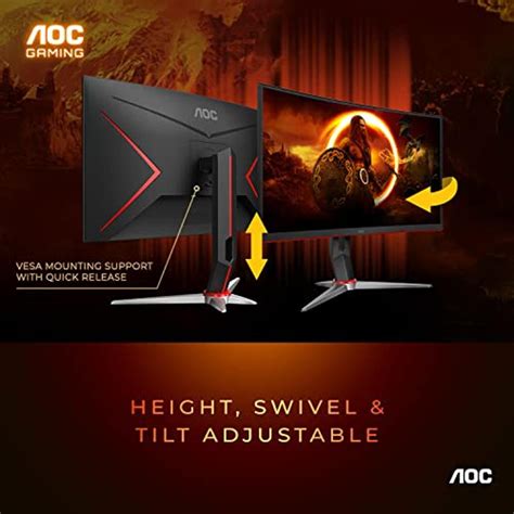 Aoc Cq G S Curved Frameless Gaming Monitor K Qhd R Curved Va