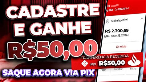 Ganhe R Reais No Cadastro Via Pix Novo App Pagando No Cadastro