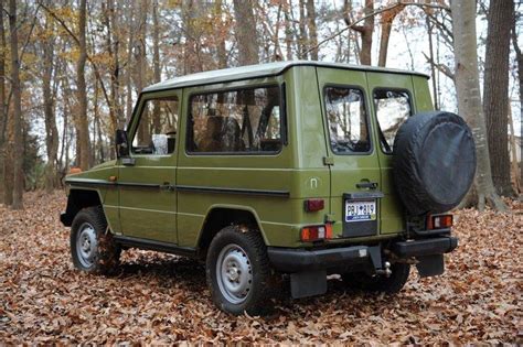 1980 Mercedes Benz 230g G Wagon 10876 Miles Green Suv M115 4 Cyl Manual