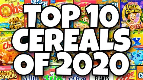 Top 10 Cereals 2023 - Image to u