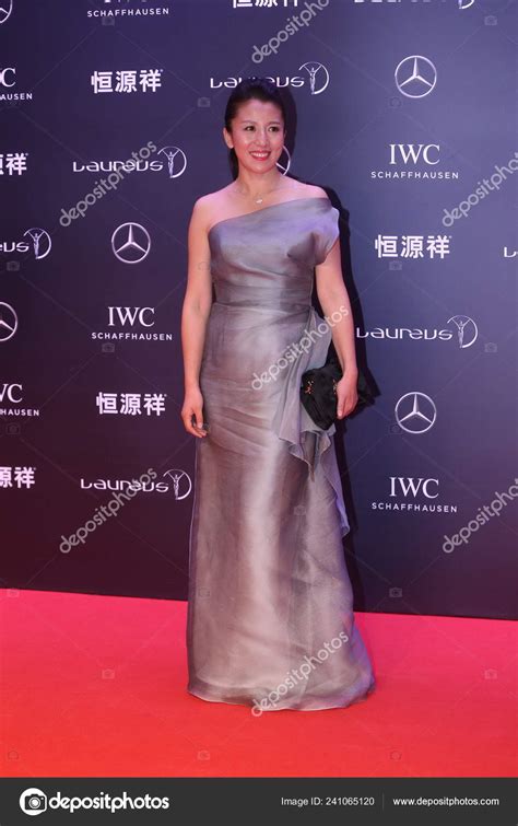 Chinese Olympic Speed Skating Champion Yang Yang Poses Red Carpet ...