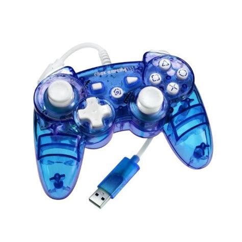 Rock Candy Ps3 Controller Blue For Playstation 3 Gamepad Pl 6460