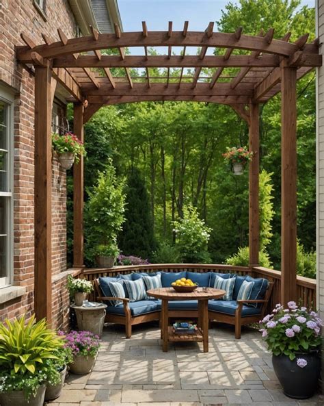 20 Corner Pergola Design Ideas - Toolz Geek