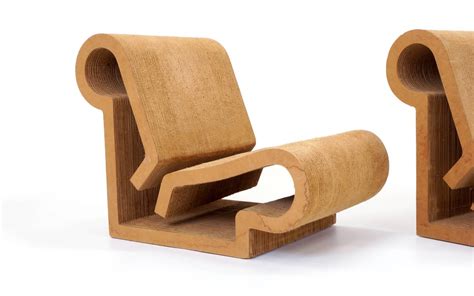 Rare Original Frank Gehry Easy Edges Cardboard Contour Chairs At Stdibs