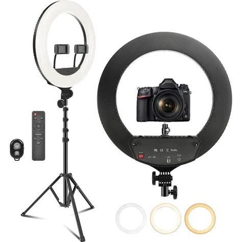 Hiscooter Ring Light Set Anneau Lumineux De Pouces Cm Avec