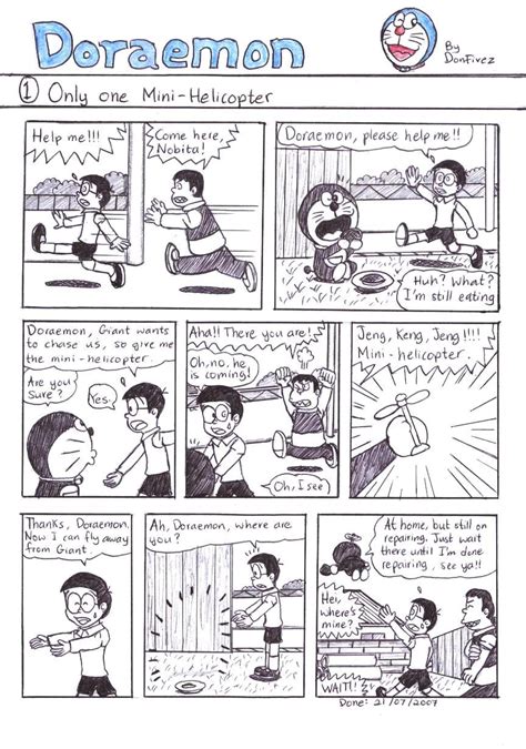 Doraemon comic -no.1- by DonFivez on deviantART