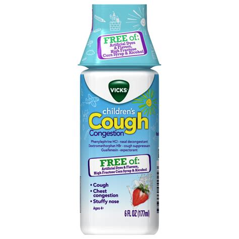 Save on Vicks Children's Congestion Syrup Berry Flavor Liquid Order Online Delivery | MARTIN'S