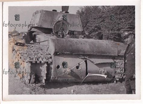 Orginal Foto Weltkrieg Litauen Vormarsch Panzer Tank Postimages