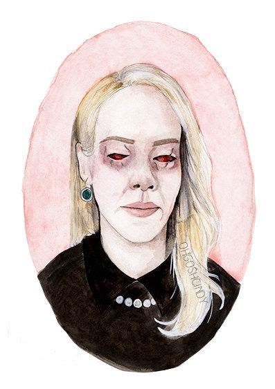 Cordelia American Horror Story Coven Watercolor By Ohgoshcindy Creepy