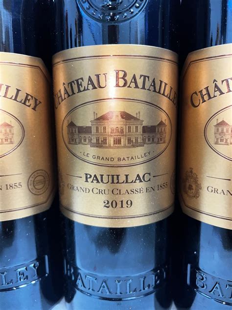 2019 Chateau Batailley Pauillac Grand Cru Classé 6 Bottles 0 75L