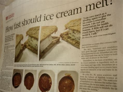 Ice Cream Home An Ice Cream Making Blog From Singapore Newspaper