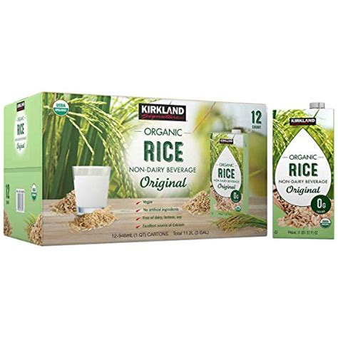 Kirkland Signature Organic Rice Milk Usda Organic Kosher Fl Oz