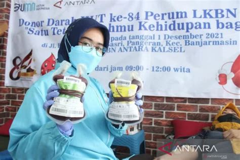 PMI Kebutuhan Darah Di Kalsel Capai 140 Ribu Kantong Per Tahun