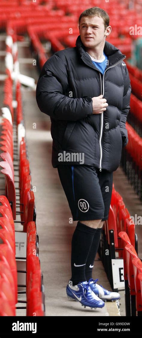 Manchester United Englands Wayne Rooney Photocall Old Trafford Hi Res