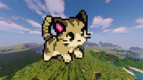 Minecraft Cat Pixel Art (RTX 3070 Giveaway) Minecraft Map