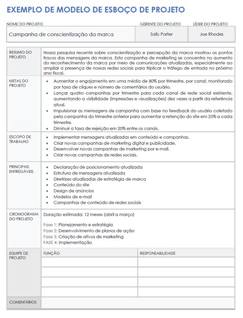 Como Desenvolver Um Esbo O De Projeto Smartsheet