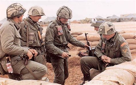 Czechoslovak Paratroopers In Kuwait During Operation Desert Storm From