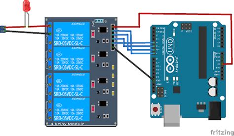 5v 4 Channel Relay Module Four-Channel Relay Module | Majju PK