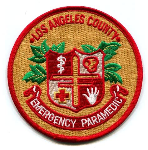 California La Los Angeles County Emergency Paramedic Fire Ems