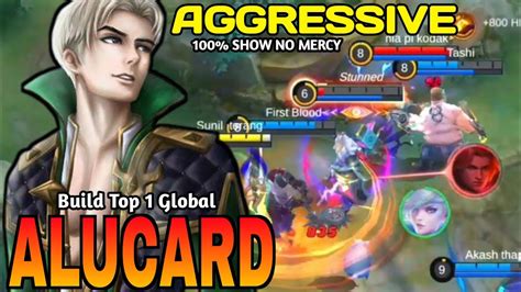 Alucard Aggressive Gameplay Build Top 1 Global Alucard ~ Mlbb Youtube