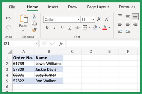 Ways To Strikethrough Text In Excel Classical Finance