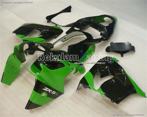 Green Black Fairing Kit For Kawasaki Zx R Ninja Zx R Cowling