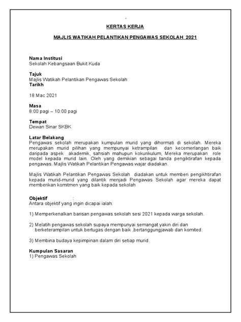 Kertas Kerja Pengawas Pdf