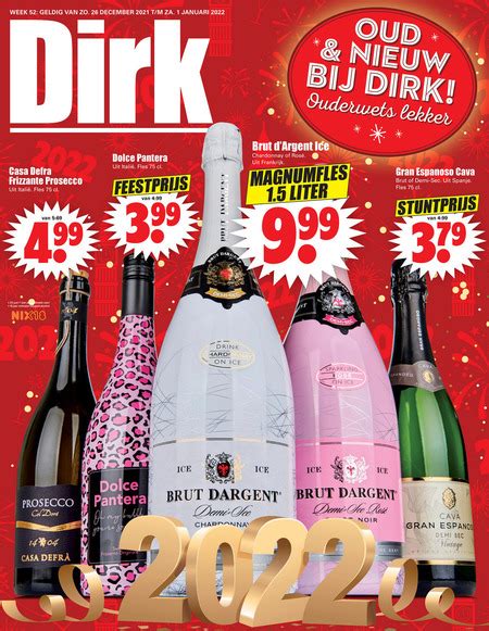 Champagne Sparkling Wijn Folder Aanbieding Bij Dirk Details