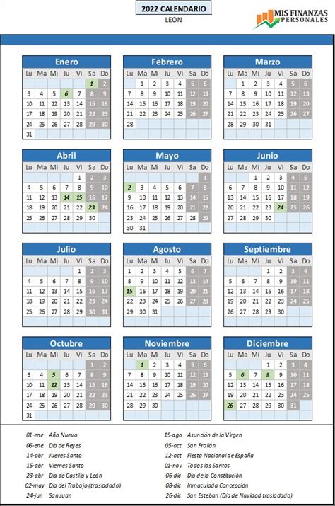 Calendario Laboral Le N Desc Rgalo Gratis