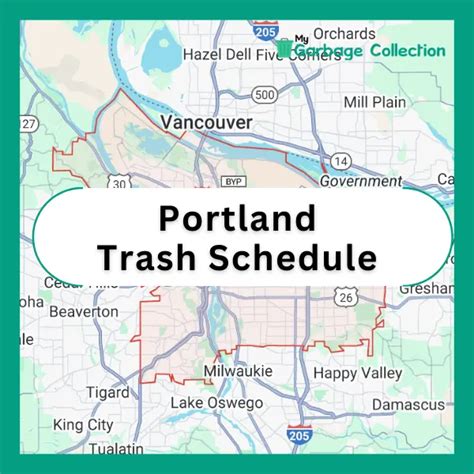 Portland Trash Troubles? Find Relief With This Schedule