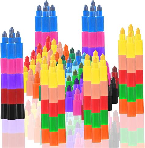 18 Pieces Stacking Crayons Buildable Crayons Stackable Colouring