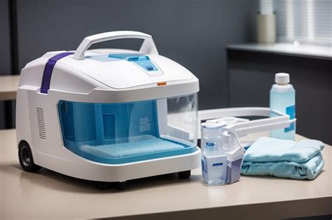 Premium AI Image | Disinfection equipment on table