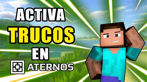 C Mo Activar Los Trucos En Un Servidor De Aternos En Minecraft Pe Youtube