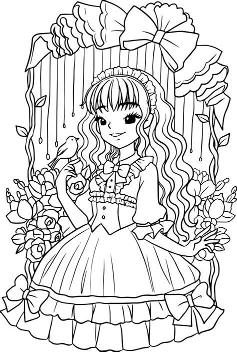 Coloriage Rose Dessin Au Trait Beau Dessin Anim Illustration Clipart