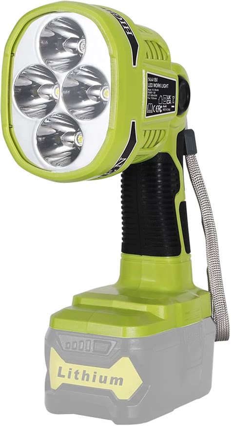 Buy Hiesuan Cordless LED Work Light For Ryobi 18V ONE Lithium Ion NiCd