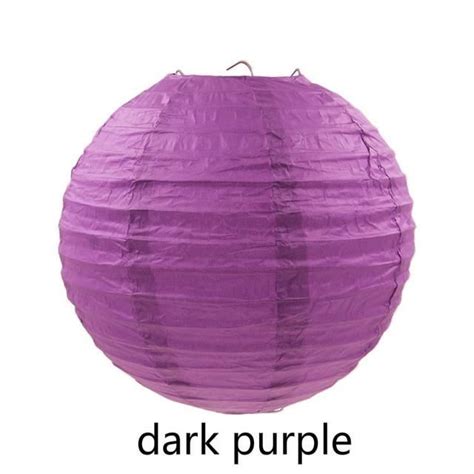 Lanterne De Papier Dark Purple 40cm 16inch Lanternes Chinoises Ou