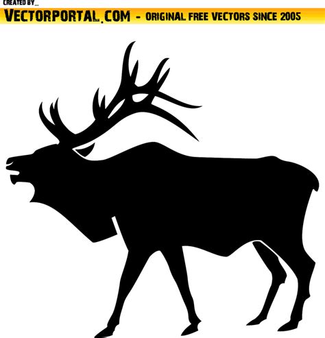 Elk Vector Image Freevectors