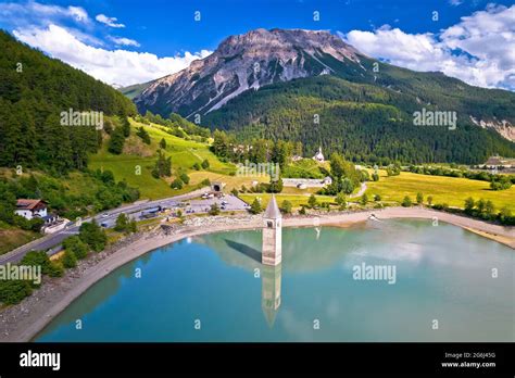 Lake reschen underwater hi-res stock photography and images - Alamy